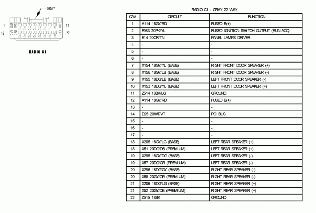 Need The Factory Radio Wiring Diagram For 2005 Dodge Ram Quad Cab - 2014 Dodge RAM Sport Wiring Diagram