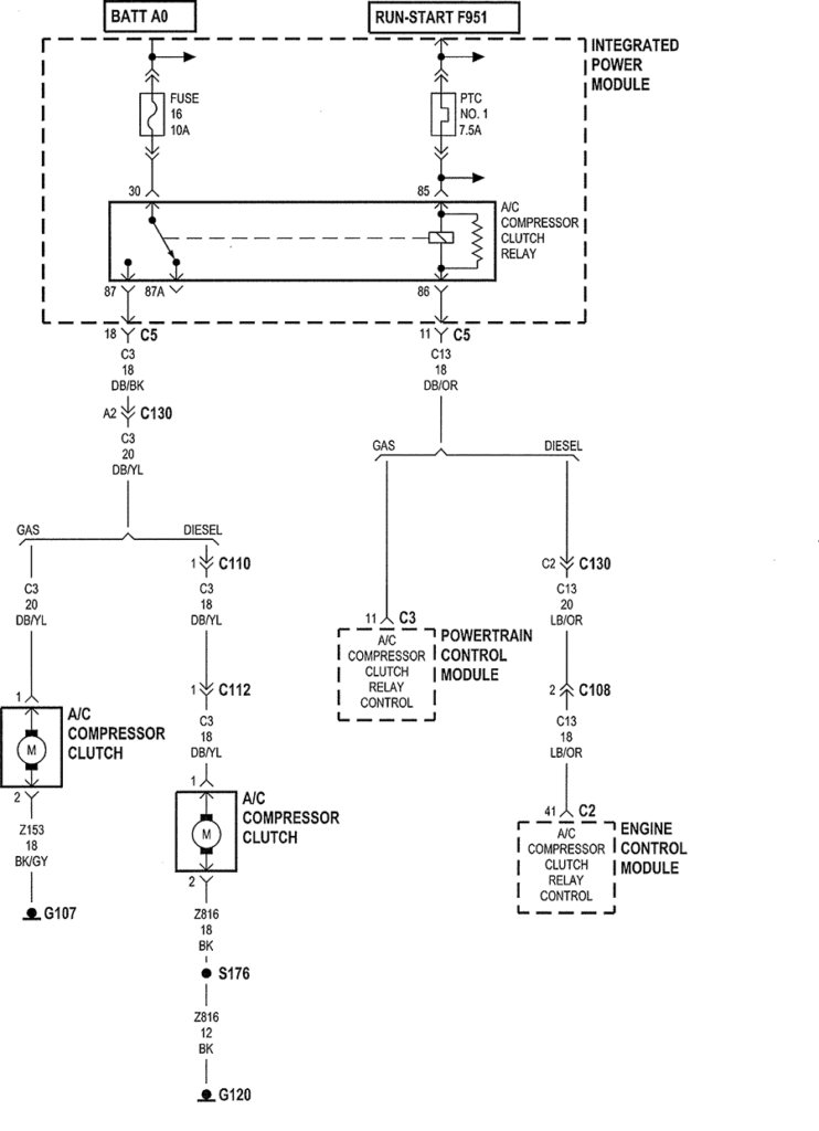 Need Wiring Diagram A c 2004 Dodge Ram 1500 5 7 No AC Clutch Voltage  - 2004 Dodge RAM 1500 Ac Wiring Diagram