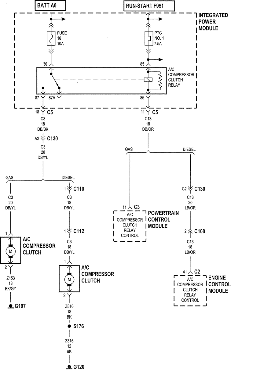 Need Wiring Diagram A c 2004 Dodge Ram 1500 5 7 No AC Clutch Voltage  - 2005 Dodge RAM Infinity Wiring Diagram