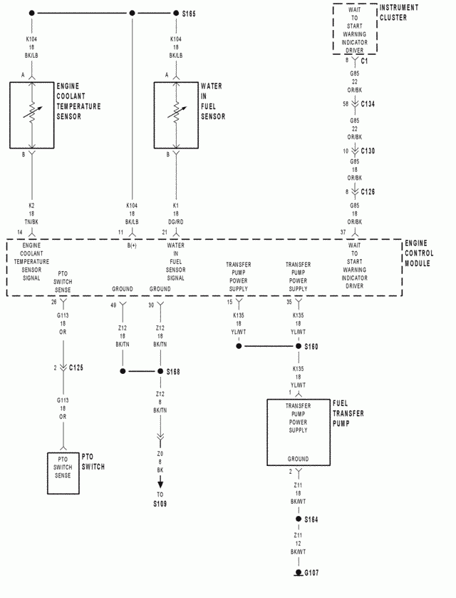 No Power To Fuel Pump On 1999 Dodge Diesel 2500 Cummins Manual 6 Speed  - 1997 Dodge RAM 2500 Diesel Wiring Diagram