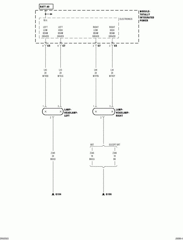 OK I Have An 06 Dodge Ram 1500 And The Drivers Side Low Beam Headlight  - 2009 Dodge RAM 1500 Tipm Wiring Diagram