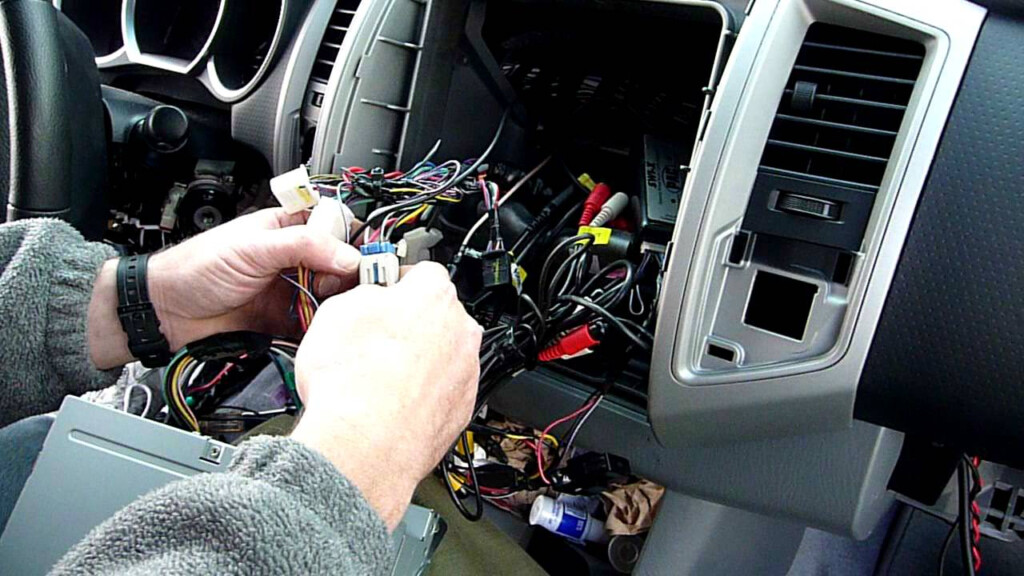 Part 2 Toyota Tacoma Radio Dash Kit And Wiring Installation YouTube