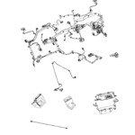 Ram 1500 Wiring Instrument Panel 68189427AC Chrysler Jeep Dodge  - 2014 Dodge RAM Memory Mirror Wiring Diagram