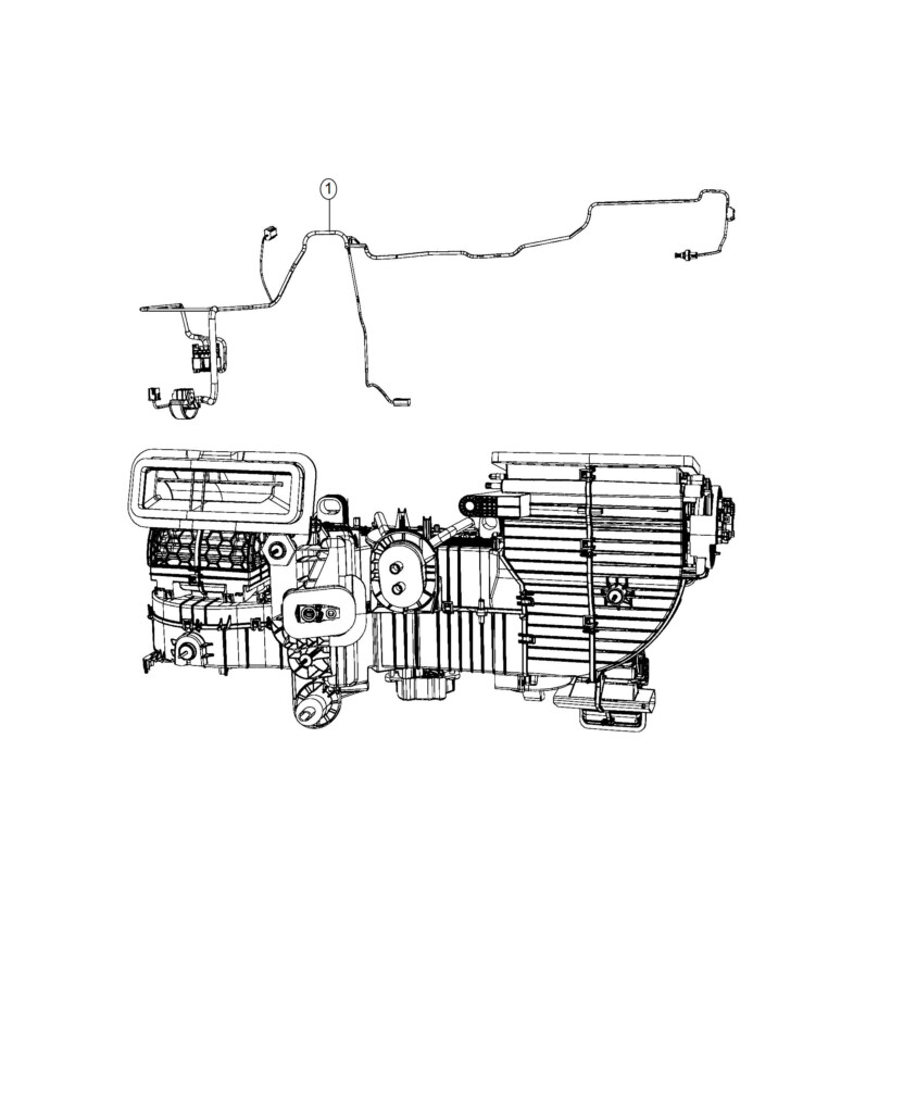 Ram 1500 Wiring Used For A c And Heater 68396054AA Chrysler Jeep  - Dodge RAM Heater Control Wiring Diagram