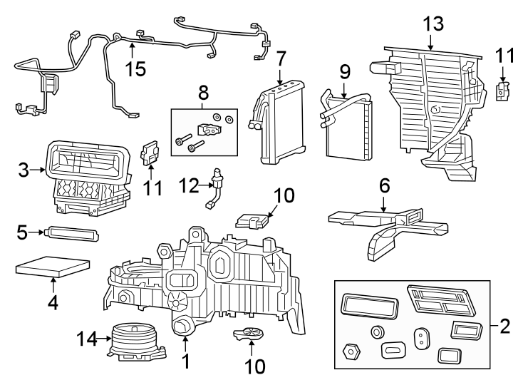 Ram 3500 Hvac Air Inlet Housing W dual Zone W o Dual Zone  - 2013 Ram 3500 Longhorn Hvac Wiring Diagram