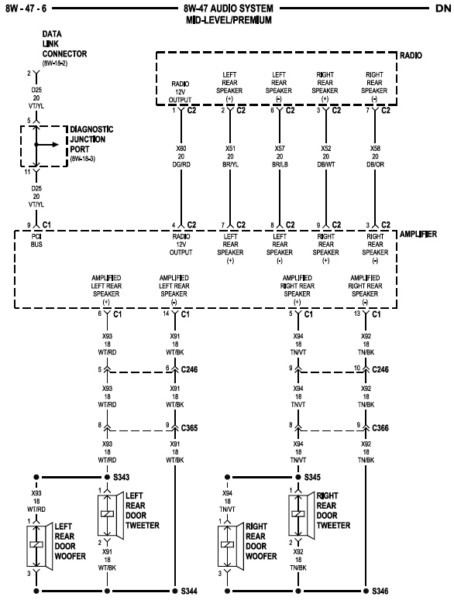 Ram Infinity Speaker Wiring Diagram - Infinity Sound System 2006 Dodge RAM Wiring Diagram