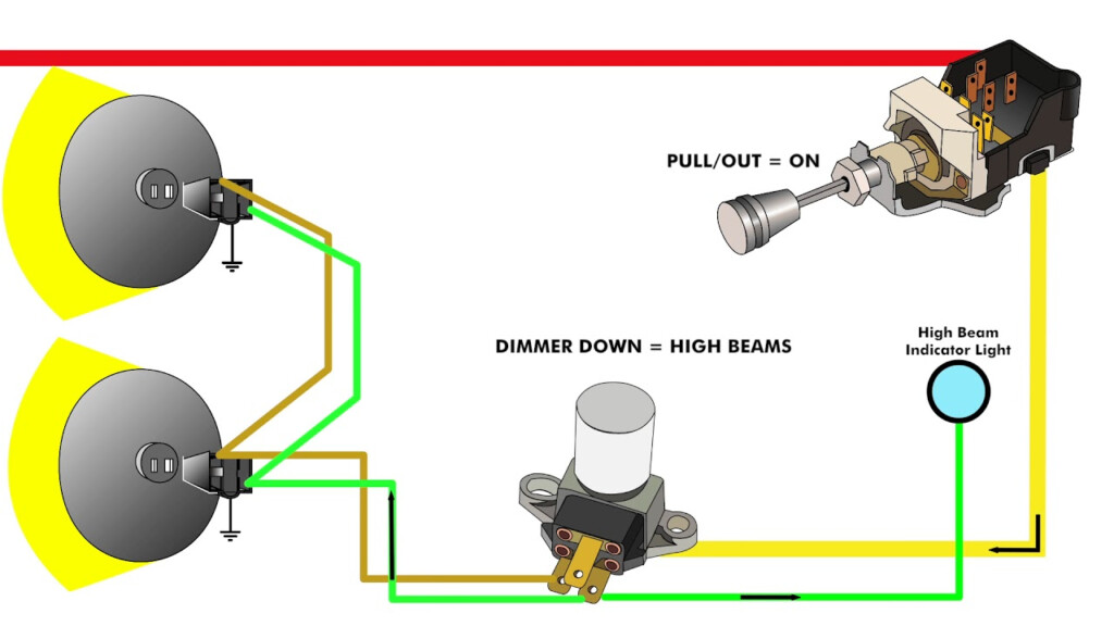 Simple Headlight Wiring Diagram Database Faceitsalon - 2005 Dodge RAM Headlight Switch Wiring Diagram