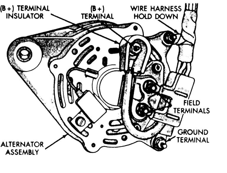 The Voltmeter On My Dodge D350 Cummins Engine Initially Shows Approx  - 2001 Dodge RAM 1500 Alternator Wiring Diagram