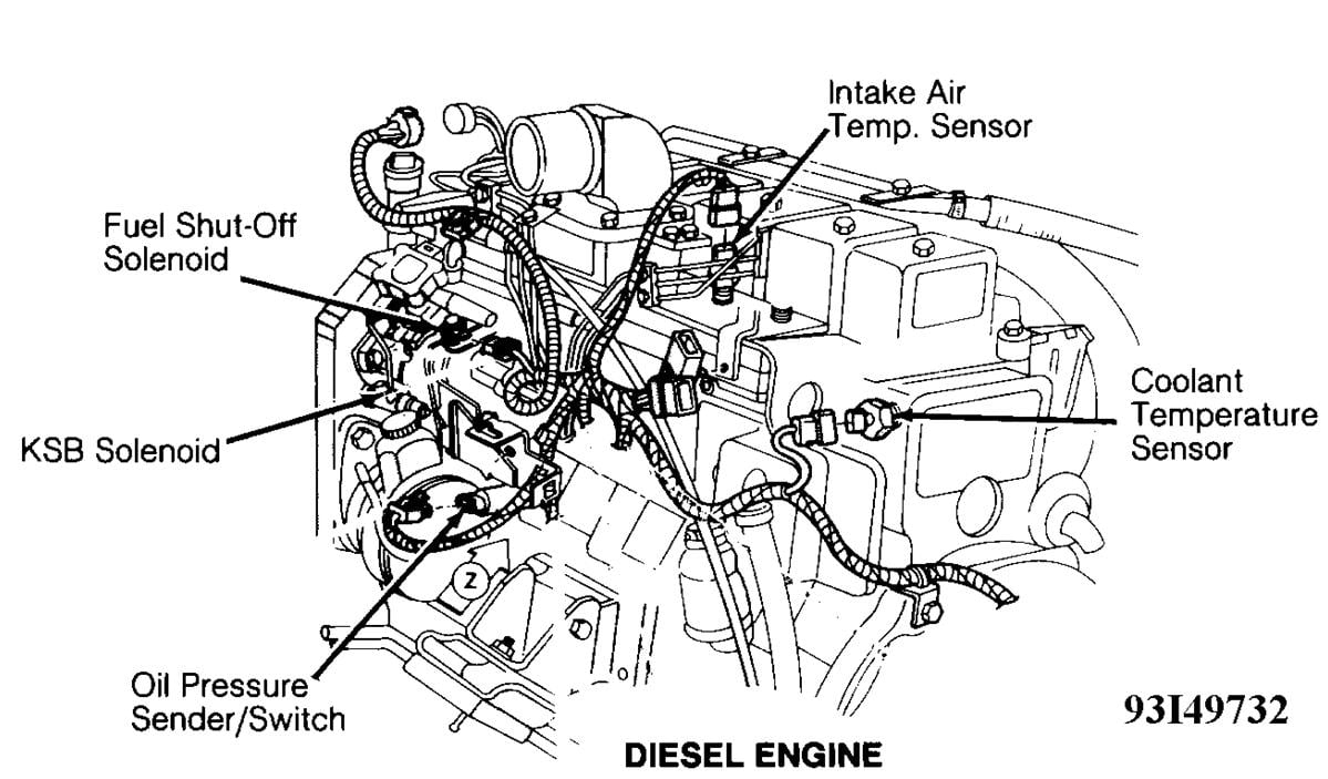 This Diagram You Sent Me Dosent Look Like The Fuel System Under My Hood  - 93 Dodge RAM Cummins Wiring Diagram