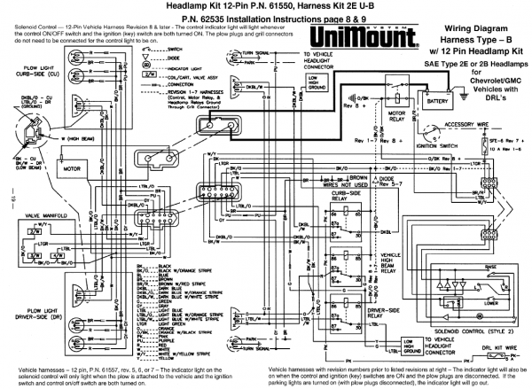 Western Plow Wiring Harness - Western Plow Wiring Diagram Dodge RAM