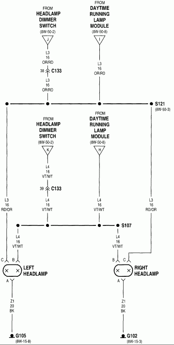 Where Is The Headlight Relay On A 97 2500 Dodge Ram Cummins - 97 Dodge RAM Headlight Wiring Diagram