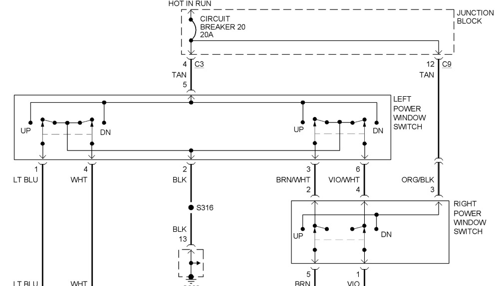 Wire Diagram For Dodge Ram 1500 - 2019 Ram 1500 Power Window Wiring Diagram