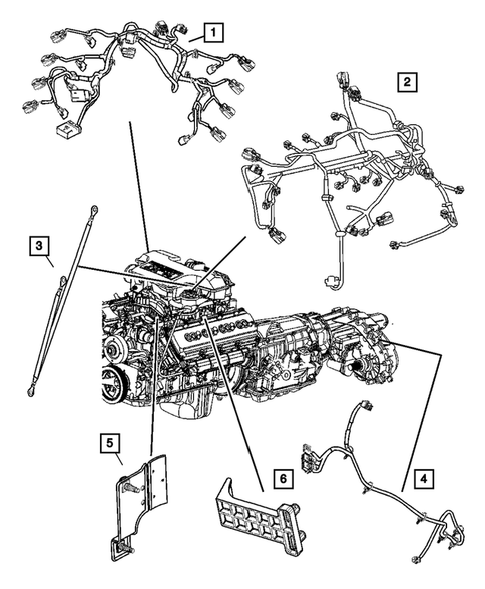 Wiring Engine Related Parts For 2005 Dodge Ram 2500 Wholesale MOPAR - 2004 Dodge RAM Cummins Transfer Pump Wiring Diagram