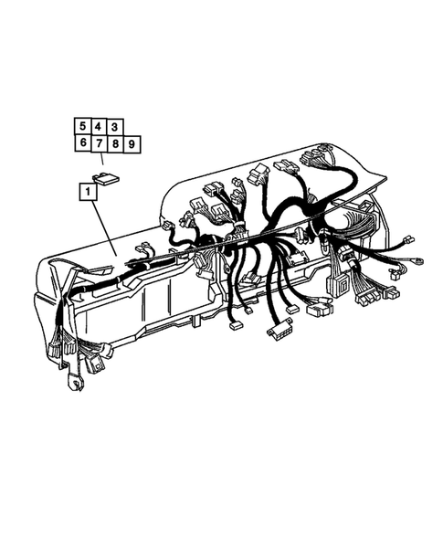 Wiring Instrument Panel For 2001 Dodge Ram 1500 Wholesale MOPAR - 2001 Dodge RAM Instrument Panel Wiring Diagram